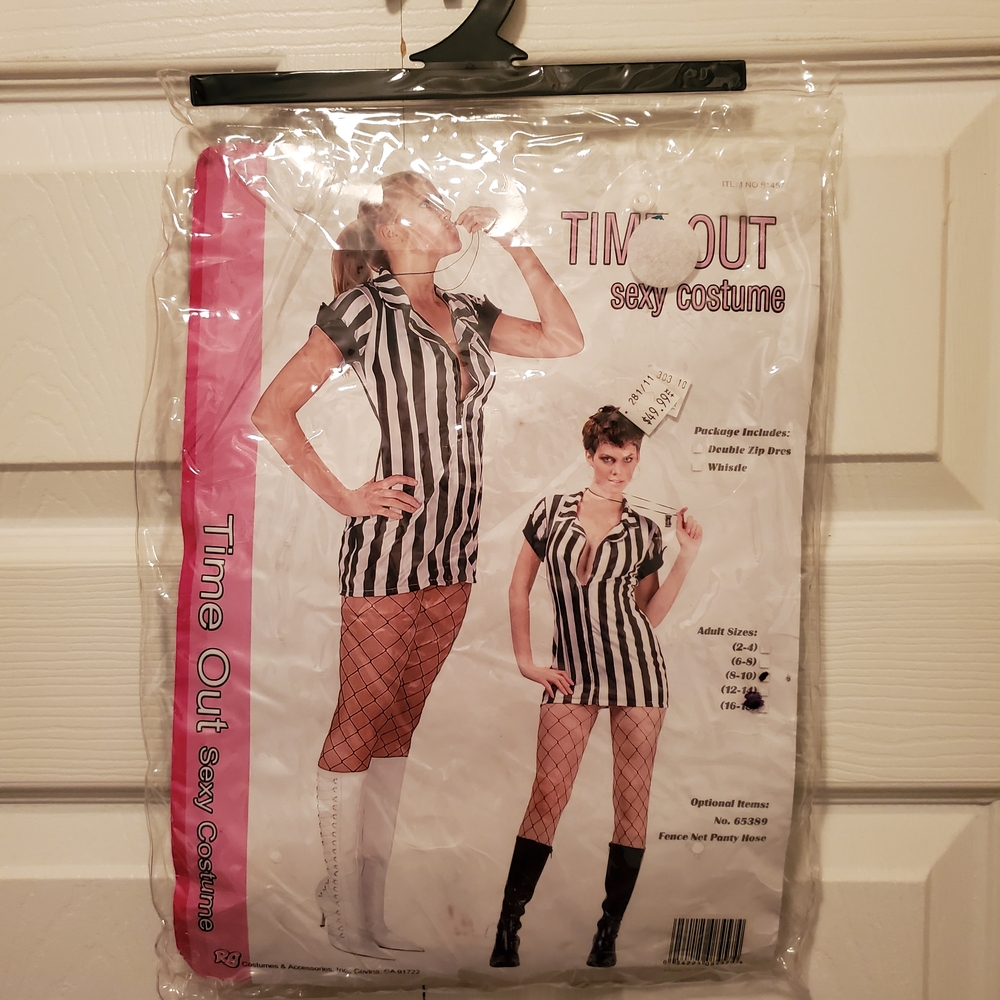 Black and White Referee Costume